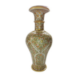 Manufacturers Exporters and Wholesale Suppliers of Marble Golden Flower Vase Bengaluru Karnataka